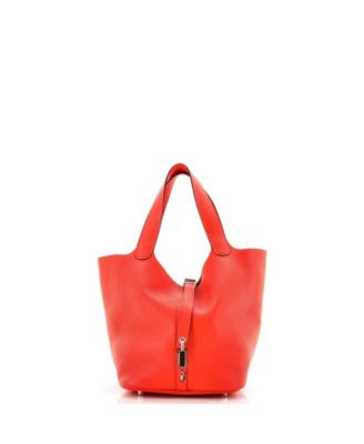 Pre-Owned HERMÈS - MM Picotin Lock Bag Clemence