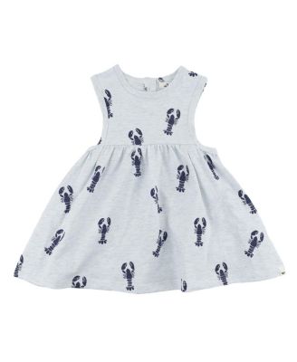 oh baby! - Girls' Lily Tank Lobsters Print Dress - Baby