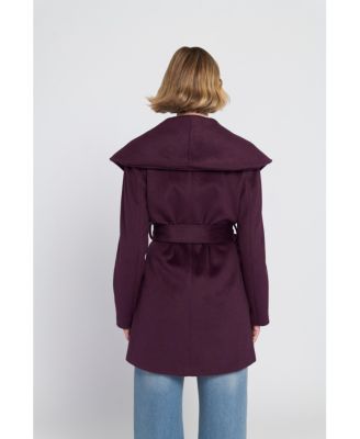 Melton Wrap Coat