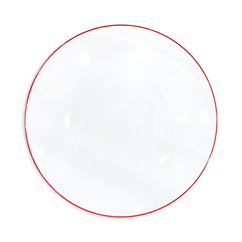 Non Sans Raison Concorde Salad Plate In Red