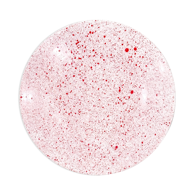 Non Sans Raison Splash Dinner Plate In Red