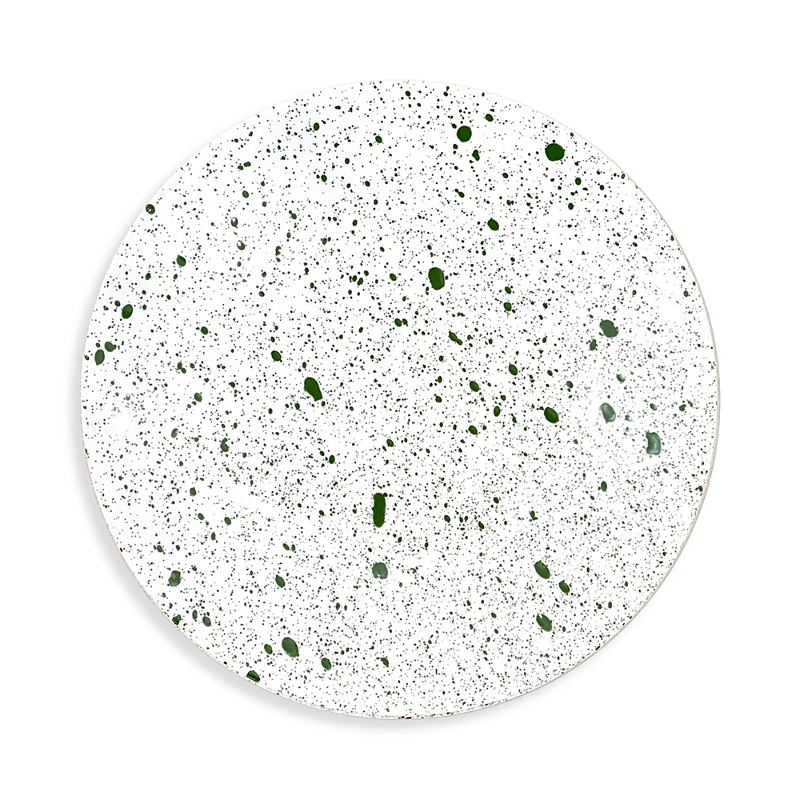 Non Sans Raison Splash Dinner Plate In Green