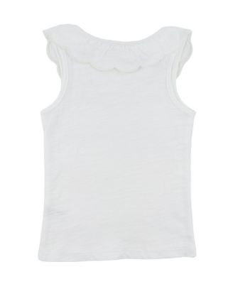Girls' Bella Collar Oyster Slub Tank - Baby