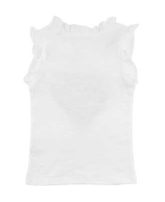 Girls' Rebekah Ruffle Heart Sparkle Tank - Baby, Little Kid