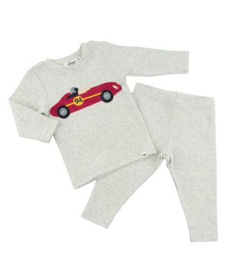 Boys' Racecar Applique 2-Piece Set - Baby