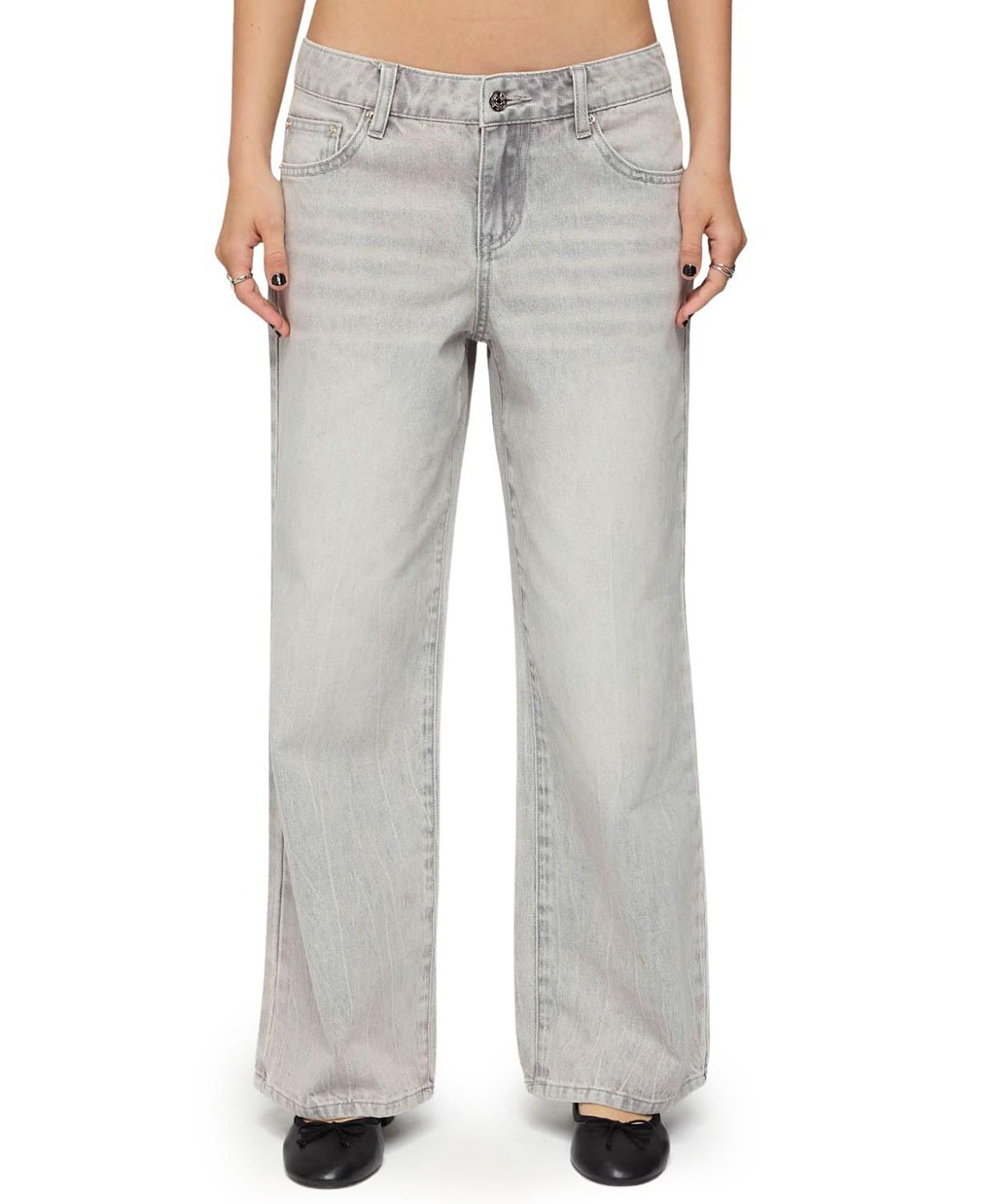 Edikted Petite Magda Low Rise Jeans