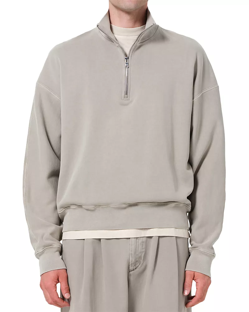 Agolde Idris Quarter Zip Sweatshirt