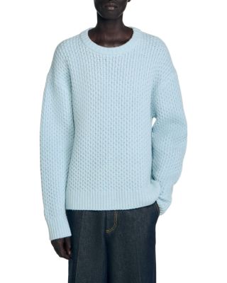 Wool Fine Knit Crewneck Sweater