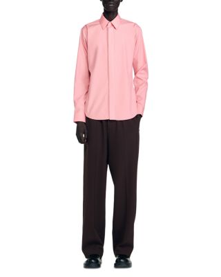 Hidden Placket Formal Shirt