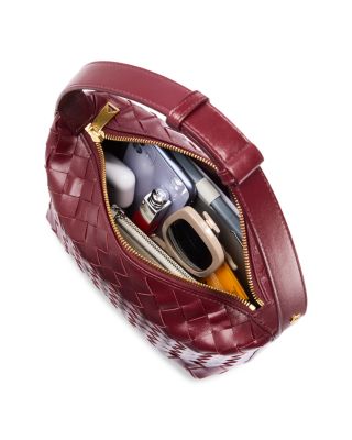 Bottega Veneta Mini Wallace Intrecciato Leather Top Handle