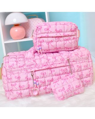Bow Scrunch Large Duffle & Coin Purse Set