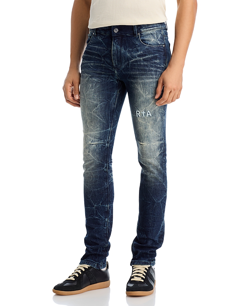 Rta Skinny Jeans In Midnight Surf Blue