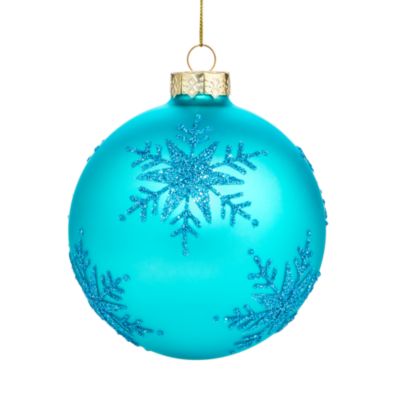 Snowflake Glass Ball - Exclusive