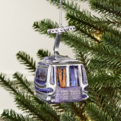 Ski Cable Car Ornament - Exclusive