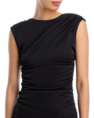 Drape Midi Jersey Dress - Exclusive
