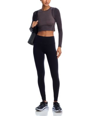 Studio Knit Long T Crop Top