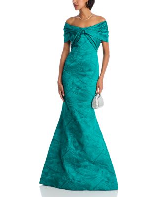 Textured Mermaid Gown