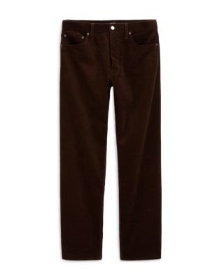 Slim Straight Fit Corduroy Pants