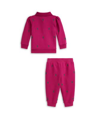 Girls' Polo Pony Fleece Sweatshirt & Pant Set - Baby