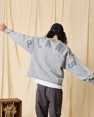 Snow Wash Open Bottom Sweatshirt