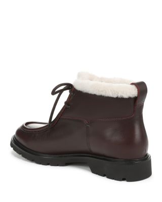 Women's Sierra Shearling Lined Leather Ankle Boots