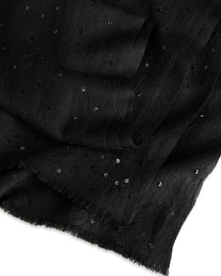 Cashmere Scattered Sequin Shawl