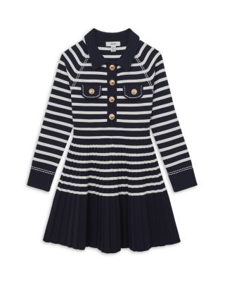 Girls' Sapna Striped Knitted Dress - Big Kid
