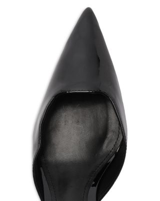 Women&#39;s Paola Mid Patent Leather Slingback Pumps