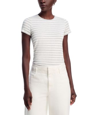 Filatures Striped Crewneck Tee