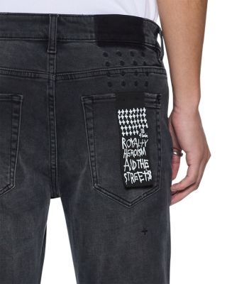 Van Winkle 3rd Degree Black 99 Skinny Fit Jeans, Charcoal