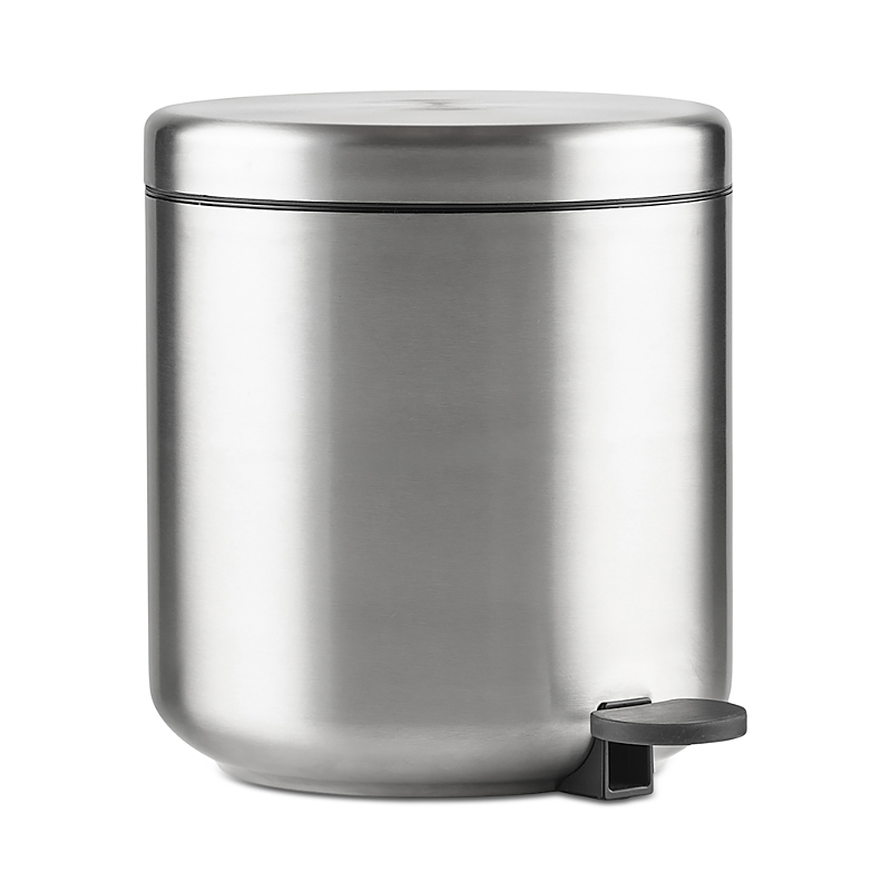 Zone Denmark Zone Ume Pedal Bin, 4 Qt. In Silver