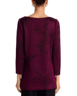 Metallic Patterned Tunic