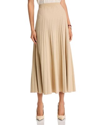 Rib Knit Midi Skirt