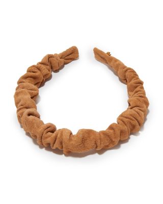 Jessie Suede Scrunchie Headband