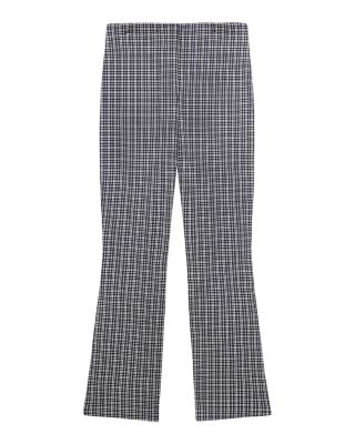 Kick Flare Plaid Pants