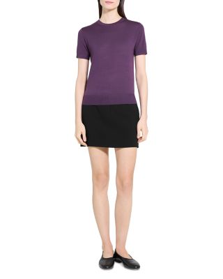 Lightweight Wool Short Sleeve Top