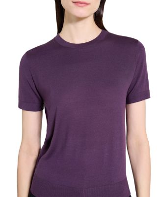 Lightweight Wool Short Sleeve Top