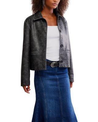 Free People - Hera Faux Leather Jacket
