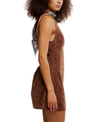 Atlas Faux Suede Mini Dress