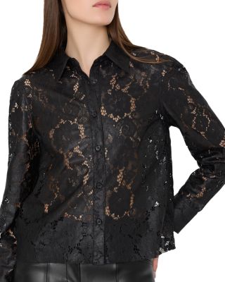 Arlo Textured Lace Shirt