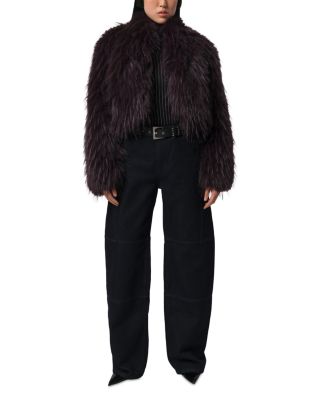 Ginette Faux Fur Cropped Jacket