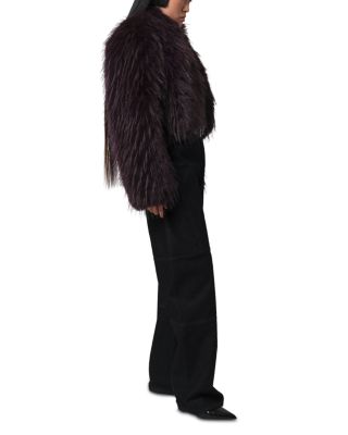 Ginette Faux Fur Cropped Jacket