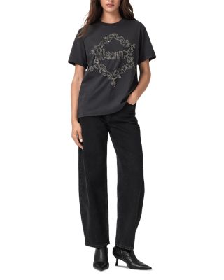 Drip Embellished Boyfriend Tee