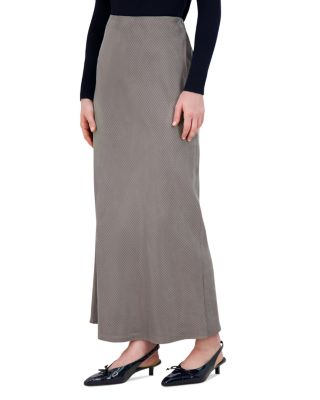 Brushed Straight Slip Skirt