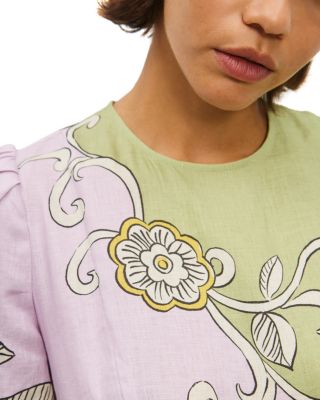 Sora Linen Midi Dress