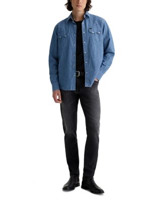 Tellis Modern Slim Fit Jeans in Curson Silver