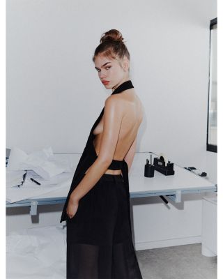 Body Black Sleeveless Blazer