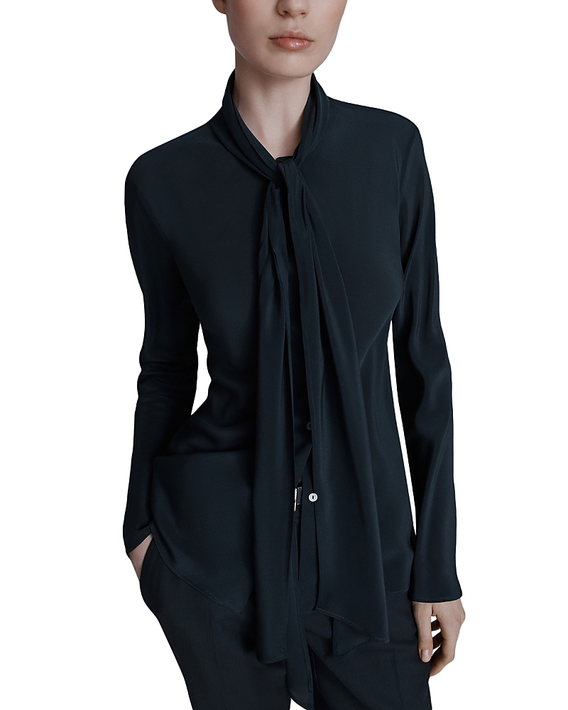 Marella Atalia Dark Grey Blouse In Blue