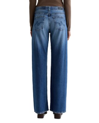 Adria Low Rise Wide Leg Jeans in Headline