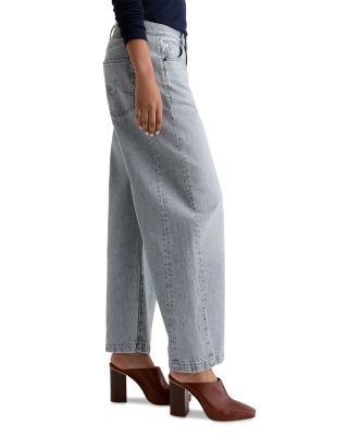 Hattie High Rise Barrel Jeans in Al Fresco